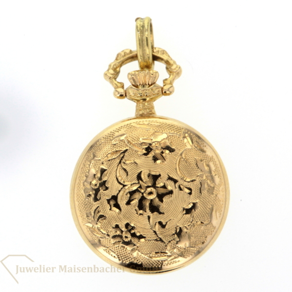 Bonard Geneve kleine Taschenuhr Anhängeuhr Gold 750/- – Bild 2