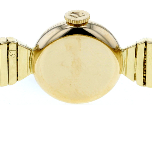 Rolex Precision Damenuhr Vintage in Gelbgold 750/- – Bild 7