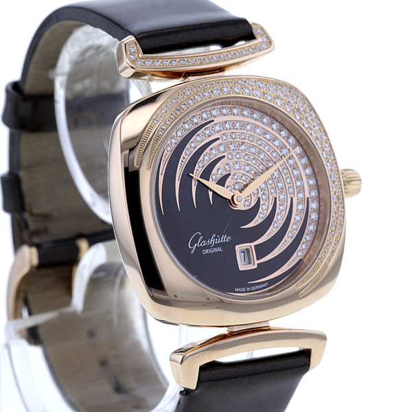 Glashütte Original Pavonina Roségold 750/- 234 Diamanten – Bild 3