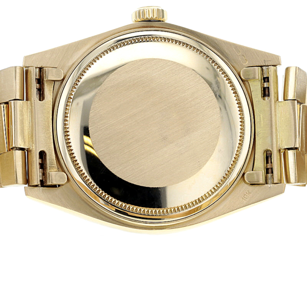 Rolex Day-Date Gelbgold 750/- Diam. Zifferblatt, blau – Bild 7