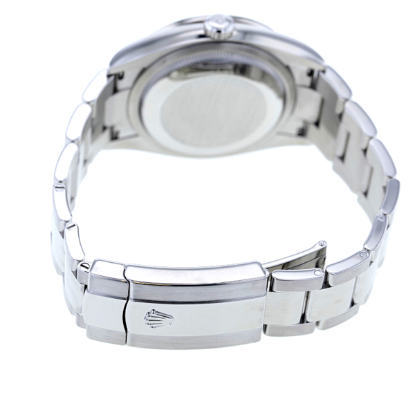 Rolex Datejust 36, Edelstahl, Lünette mit 52 Diamanten, Perlmutt-Blatt – Bild 9