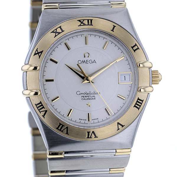 Omega Constellation Perpetual Calendar Stahl/Gold