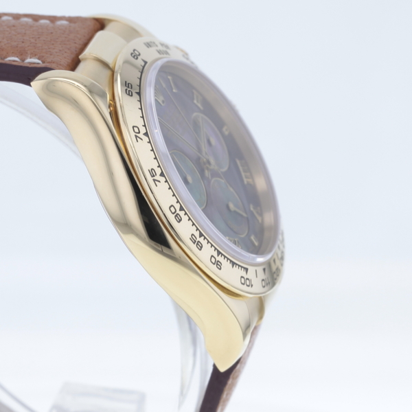 Rolex Cosmograph Daytona Ref. 116518 Gelbgold 750/- Tahiti-Perlmutt-Zifferblatt – Bild 4