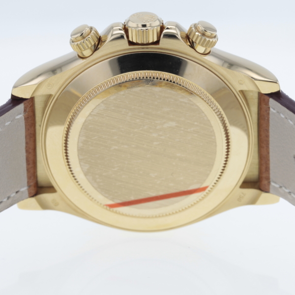 Rolex Cosmograph Daytona Ref. 116518 Gelbgold 750/- Tahiti-Perlmutt-Zifferblatt – Bild 6