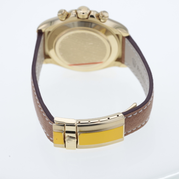 Rolex Cosmograph Daytona Ref. 116518 Gelbgold 750/- Tahiti-Perlmutt-Zifferblatt – Bild 7