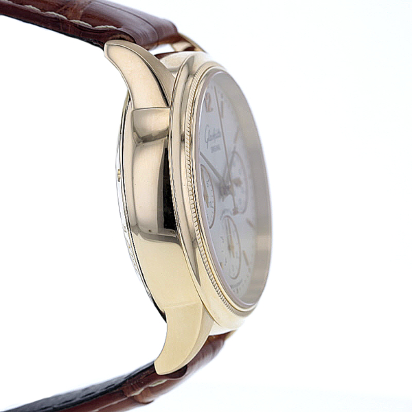 Glashütte Original Senator Chronograph 39-31-04-02-04 Gelbgold 750 – Bild 5