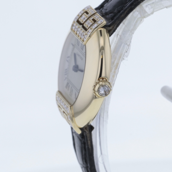Cartier Ellipse Gondole - Ref. 1480 - Gelbgold 750/- mit 49 Diamanten – Bild 6