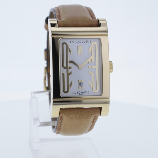 Bulgari Rettangolo Automatic RT45G Gelbgold 750/- – Bild 2
