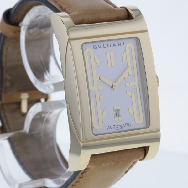 Bulgari Rettangolo Automatic RT45G Gelbgold 750/- – Bild 3