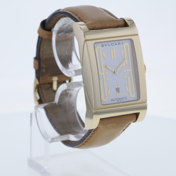 Bulgari Rettangolo Automatic RT45G Gelbgold 750/- – Bild 4