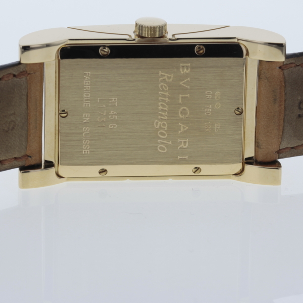 Bulgari Rettangolo Automatic RT45G Gelbgold 750/- – Bild 7