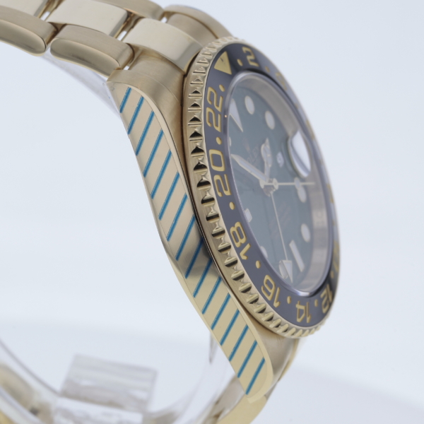 Rolex GMT-Master II Gelbgold 750/- Ref. 116718LN grünes Zifferblatt – Bild 5