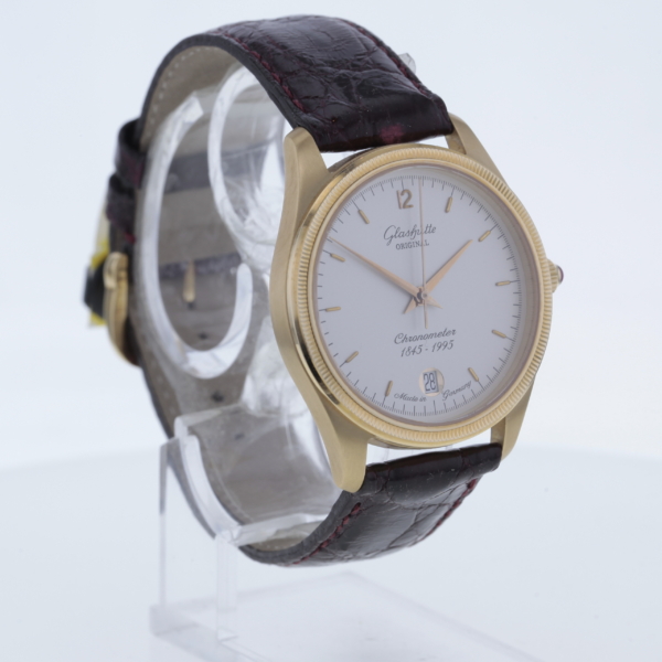 Glashütte Original Senator Chronometer Gelbgold 750/- limitierte Auflage 300 Stk. – Bild 4