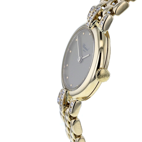 Chopard Damenuhr 18 kt. Gelbgold 17 Diamanten – Bild 6