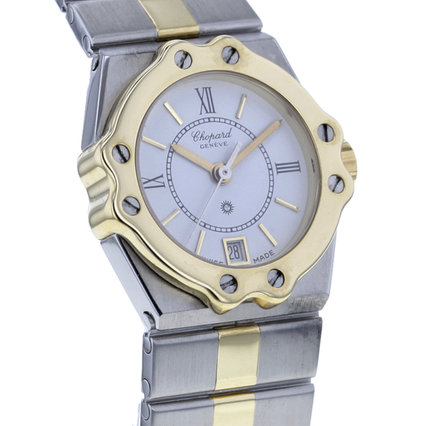 Chopard St. Moritz Lady Edelstahl/18 kt. Gold – Bild 3