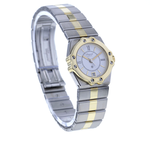 Chopard St. Moritz Lady Edelstahl/18 kt. Gold – Bild 4