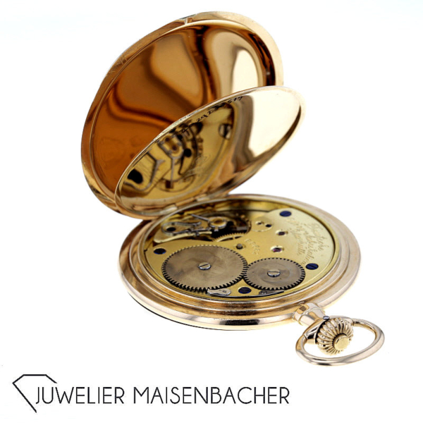 Deutsche Uhrenfabrikation A. Lange & Söhne Glashütte i/Sa DUF Taschenuhr Gold 585/- – Bild 5