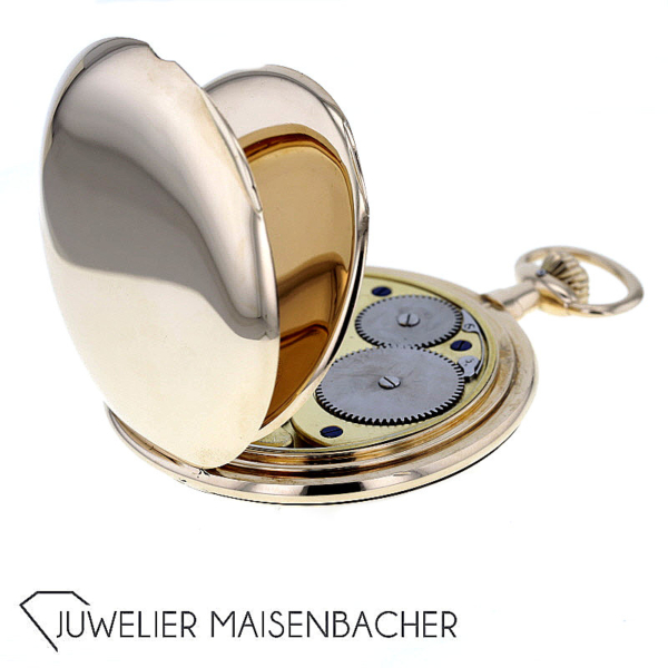 Deutsche Uhrenfabrikation A. Lange & Söhne Glashütte i/Sa DUF Taschenuhr Gold 585/- – Bild 6
