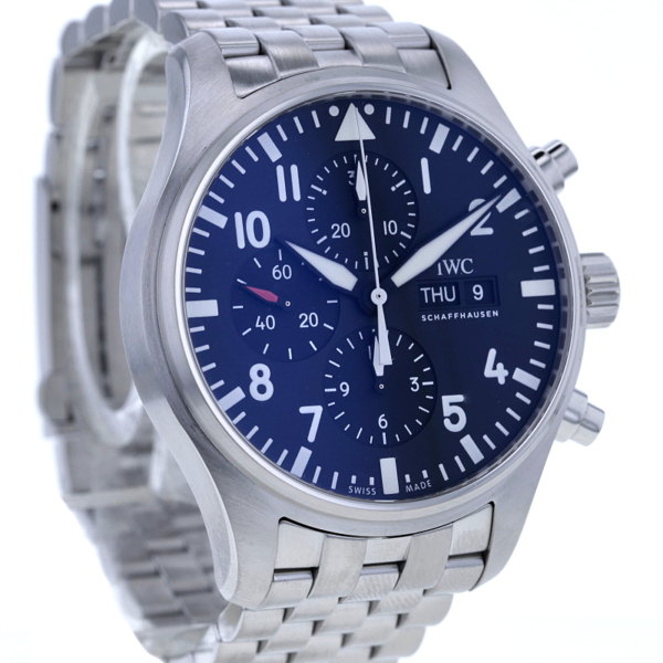 IWC Pilot´s Watch Chronograph IW377710, Edelstahl 43mm – Bild 3