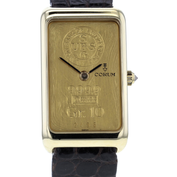 Corum Goldbarren 10 g, Handaufzug