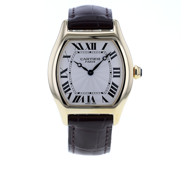 Cartier Tortue Handaufzug cal. 430 Gelbgold 750/- Ref. 2496C – Bild 2