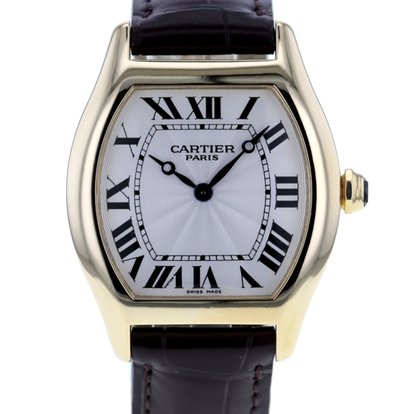 Cartier Tortue Handaufzug cal. 430 Gelbgold 750/- Ref. 2496C