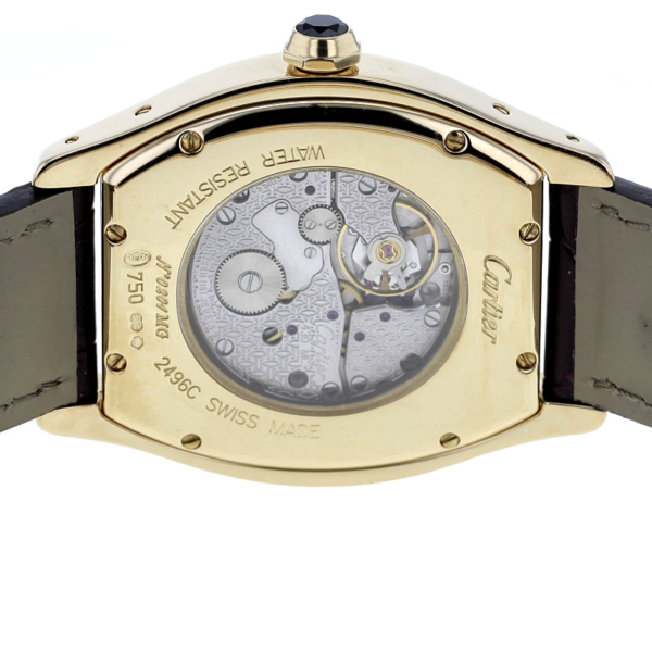 Cartier Tortue Handaufzug cal. 430 Gelbgold 750/- Ref. 2496C – Bild 7