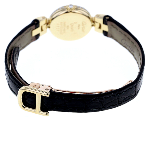 Cartier Damenuhr Rarität Gelbgold 750/- 119 Diamanten – Bild 8