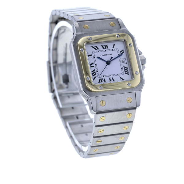 Cartier Santos Stahl/Gold Automatic – Bild 4