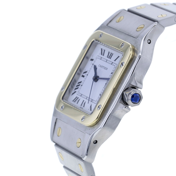 Cartier Santos Stahl/Gold Automatic – Bild 6