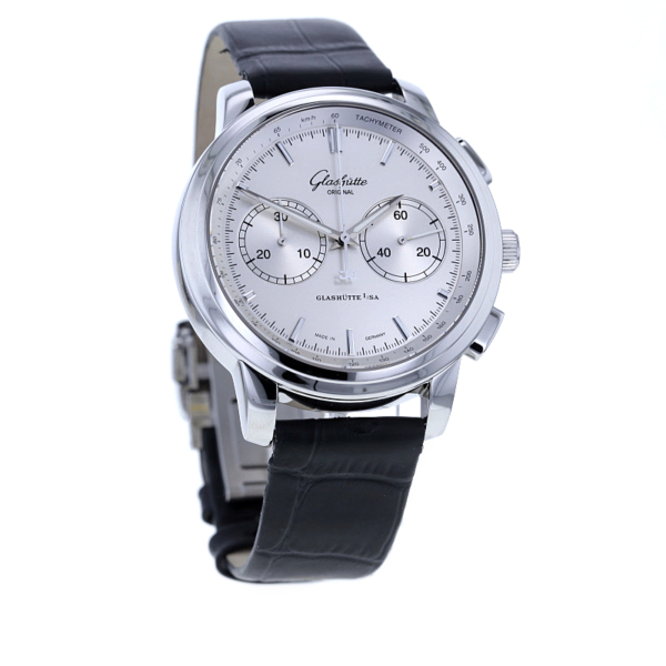 Glashütte Original Senator Chronograph XL, Edelstahl, Automatik – Bild 2