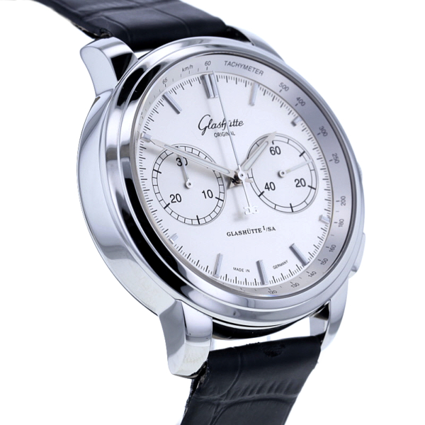 Glashütte Original Senator Chronograph XL, Edelstahl, Automatik – Bild 3