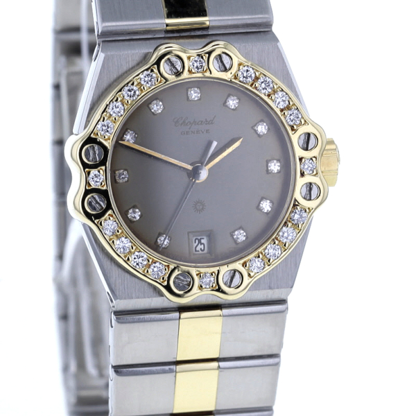 Chopard St. Moritz Lady Edelstahl/18 kt. Gold m. Diamanten