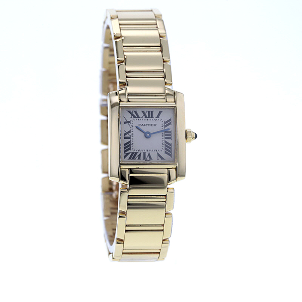 Cartier Tank Francaise 1820, Gelbgold 750/- – Bild 2