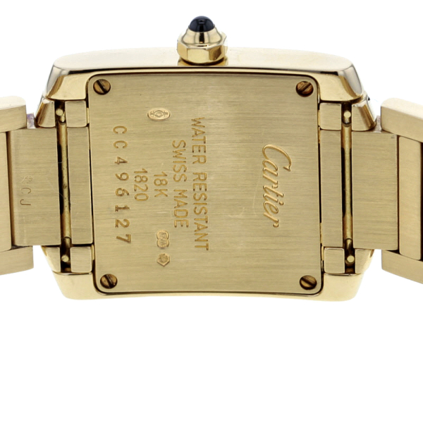 Cartier Tank Francaise 1820, Gelbgold 750/- – Bild 7