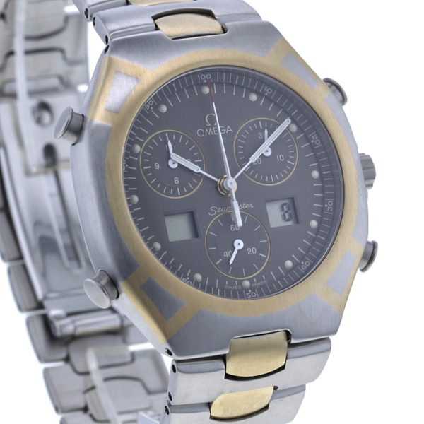 Omega Seamaster Polaris Chronograph Stahl/Gold – Bild 3
