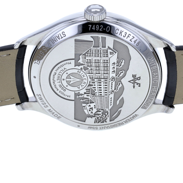 Montblanc Heritage GMT Automatic Edelstahl 40,5mm – Bild 7