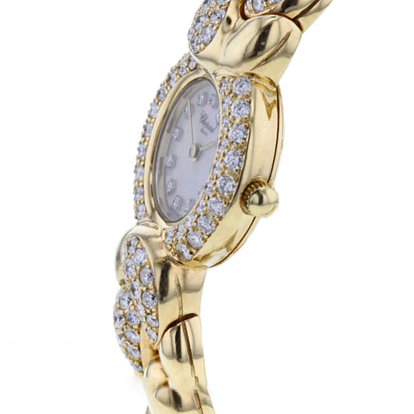 Chopard Casmir 18K. Gelbgold, Spange, Diamanten