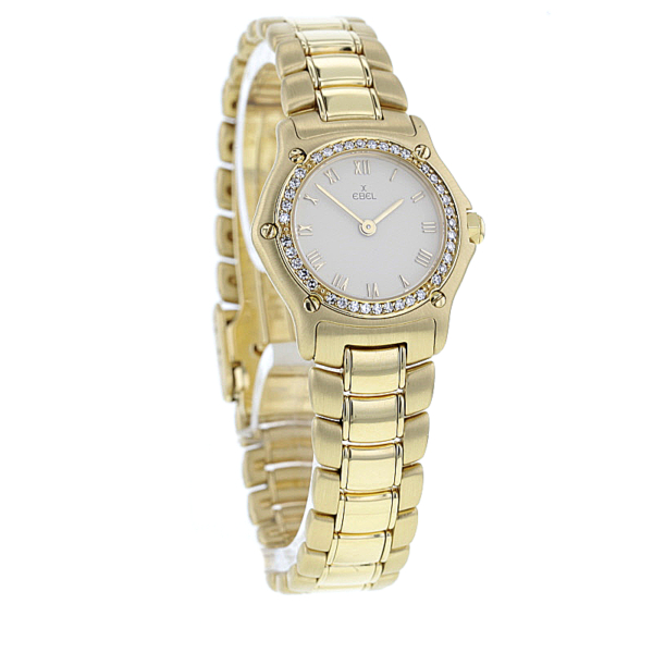 Ebel 1911 Lady 18K. Gelbgold 39 Diamanten