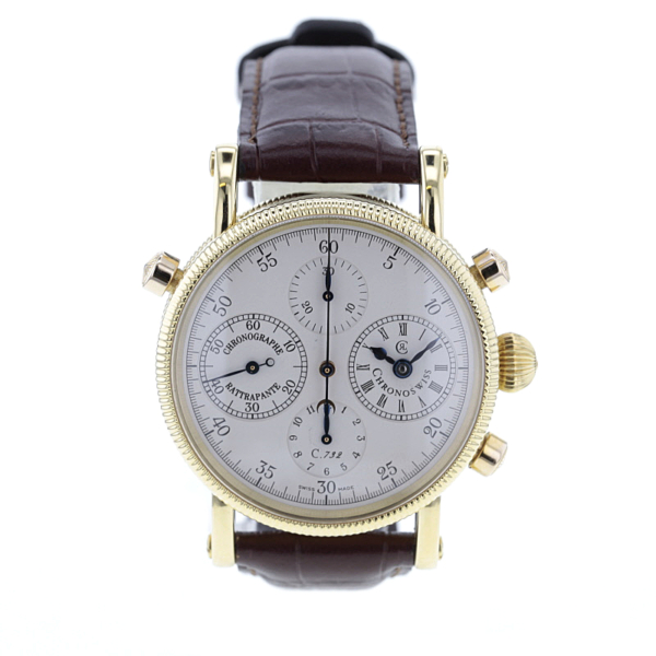 Chronoswiss Chronographe Rattrapante, 18K. Gold