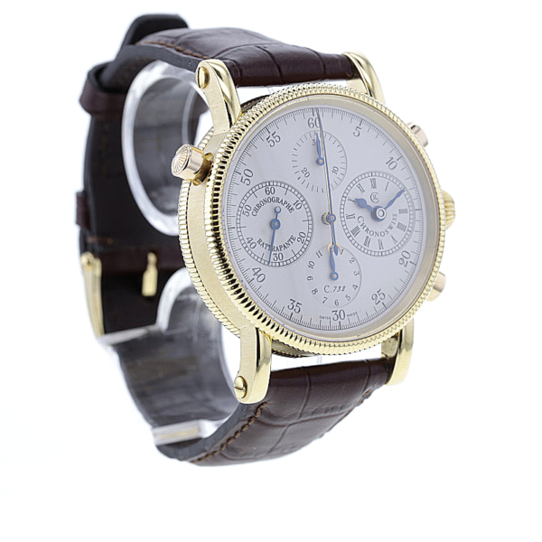 Chronoswiss Chronographe Rattrapante, 18K. Gold