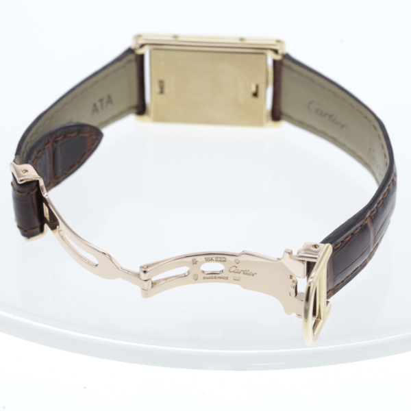 Cartier Tank Basculante Gold 750/- Diamanten