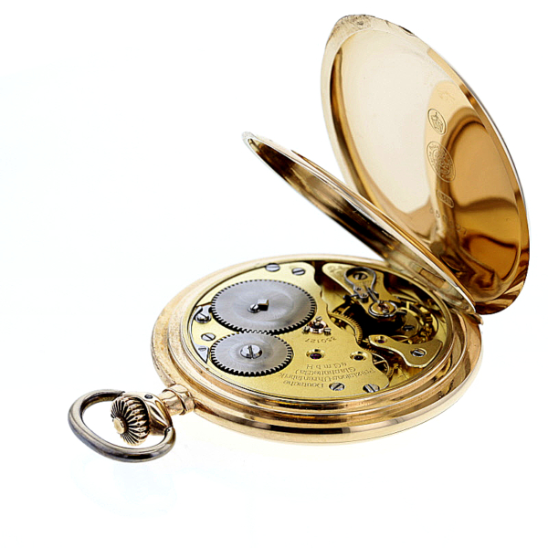 Deutsche Präzisionsuhr Original Glashütte Gold 585/-