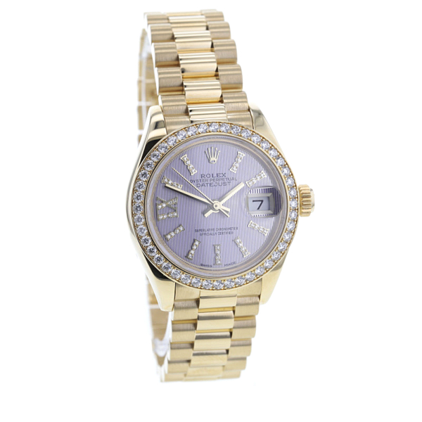 Rolex Lady-Datejust 28mm Gelbgold 750/- Brillanten