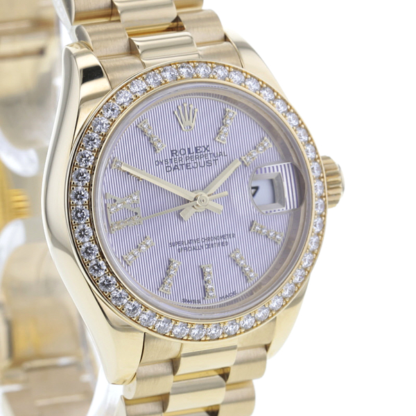 Rolex Lady-Datejust 28mm Gelbgold 750/- Brillanten