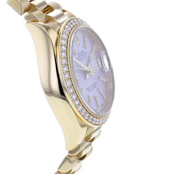 Rolex Lady-Datejust 28mm Gelbgold 750/- Brillanten