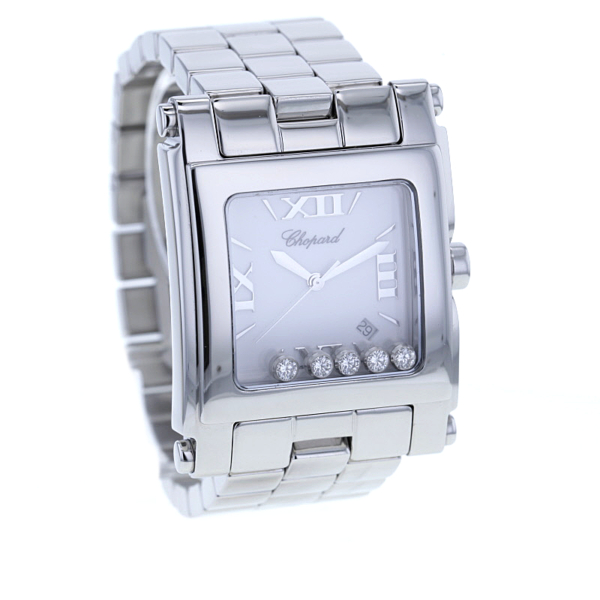 Chopard Happy Sport XL, Edelstahl, 5 Brillanten