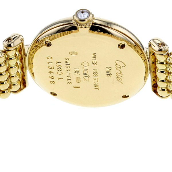 Cartier Vermeil Colisee24 Gold 750/- 42 Diamanten