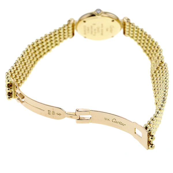Cartier Vermeil Colisee24 Gold 750/- 42 Diamanten